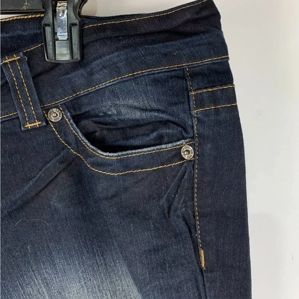 U.S. Polo Assn. Womens Size‎ 19/20 Distressed Dark Blue Jeans